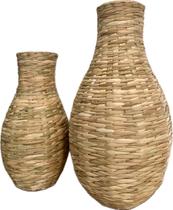 Conjunto 2 Vasos Urna Estilo Boho - Vaso Decorativo