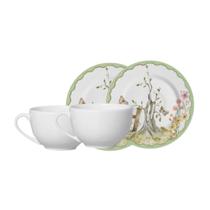 Conjunto 2 Xícaras de Chá com Pires Magic Easter