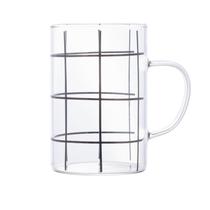 Conjunto 2 Xícaras de Vidro Stripes 280ml Casa Del Grande Conjunto 2 Xícaras de Vidro Stripes 280ml Casa Del Grande