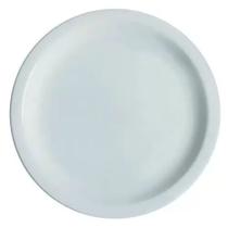 Conjunto 22 Pratos De Sobremesa Branco Ceramica - Porcelart