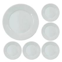 Conjunto 22 Pratos Rasos Porcelana 24,5cm Bar Hotel Germer Conjunto 22 Pratos Rasos Porcelana 24,5cm Bar Hotel Germer