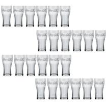 Conjunto 24 Copo de Vidro 470ML Coca-Cola Transparente Nadir Conjunto 24 Copo de Vidro 470ML Coca-Cola Transparente Nadir