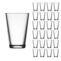 Conjunto 24 Copo Vidro Cairo Transparente 350ml Nadir Agua