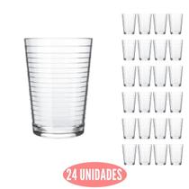 Conjunto 24 Copo Vidro Ginga Transparente 265ml Nadir Agua Conjunto 24 Copo Vidro Ginga Transparente 265ml Nadir Agua