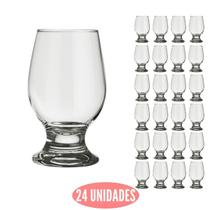 Conjunto 24 Copo Vidro Paulista Transparente 300ml Agua Conjunto 24 Copo Vidro Paulista Transparente 300ml Agua