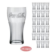Conjunto 24 Copos 470ml Vidro Coca Cola Nadir Suco Agua Conjunto 24 Copos 470ml Vidro Coca Cola Nadir Suco Agua