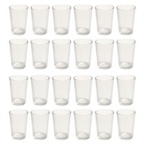 Conjunto 24 Copos de Vidro 200ML Tranparentes e Resistentes