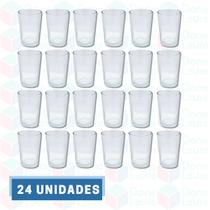 Conjunto 24 Copos de Vidro 200ML Tranparentes e Resistentes