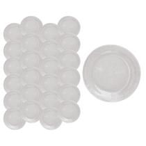 Conjunto 24 Pratos Acqua Sobremesa 18,5cm Vidro Nadir