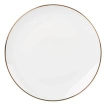 Conjunto 24 Pratos de Sobremesa Porcelana Borda Dourada 19cm L'Hermitage Restaurante Buffet Conjunto 24 Pratos de Sobremesa Porcelana Borda Dourada 19cm L'Hermitage Restaurante Buffet