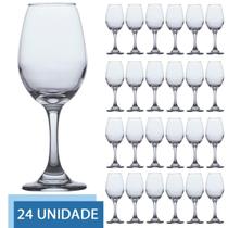 Conjunto 24 Taças de Vidro 365ml ÁGUA E VINHO