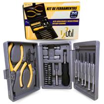 Conjunto 26 Peças Alicates Soquetes Chaves Precisão Estojo
