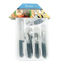 Conjunto 26 Peças Com Separador + Talheres Inox Treviso