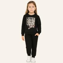 Conjunto 2PÇS Cativa Kids Longo Infatil Listen
