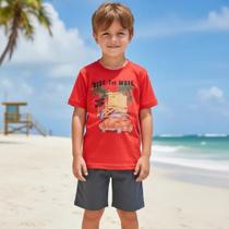 Conjunto 2pçs Curto Infantil Menino Rei Rex