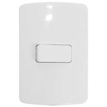 Conjunto 2x4 Interruptor 1 Tecla Simples B3 Margirius