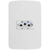 Conjunto 2x4 Tomada 20A B3 Branco Margirius