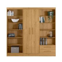 Conjunto 3 Armários Multiuso Organizadores Livreiros Qmovi