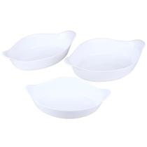 Conjunto 3 Assadeiras Oval Opaline Marinex 1596