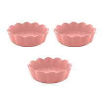 Conjunto 3 Bowls Cerâmica Nórdica Rosa Matt Bon Gourmet Conjunto 3 Bowls Cerâmica Nórdica Rosa Matt Bon Gourmet