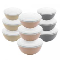 Conjunto 3 Bowls de Bambu e PP Lines Sortido Conjunto 3 Bowls de Bambu e PP Lines Sortido