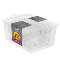 Conjunto 3 Caixas Organizadoras Plásticas Com Trava Ordene Bel Fit Transparente Plásticas Conjunto 3 Caixas Organizadoras Plásticas Com Trava Ordene Bel Fit Transparente Plásticas