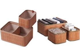 Conjunto 3 Cesto Organizador em Bambu