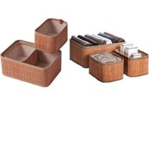 Conjunto 3 Cesto Organizador em Bambu