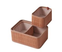 Conjunto 3 Cestos Organizadores em Bambu