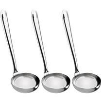 Conjunto 3 Concha de Inox para Sopa Feijão ou Molho Utensílio Cozinha Taumer Conjunto 3 Concha de Inox para Sopa Feijão ou Molho Utensílio Cozinha Taumer