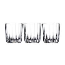 Conjunto 3 Copos Baixo Vidro 300ml Dara Drink Whisky Conjunto 3 Copos Baixo Vidro 300ml Dara Drink Whisky