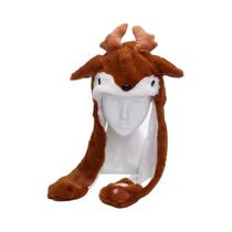 Conjunto 3 Em 1 De Gorro, Cachecol E Luvas De Pelúcia Super Macio E Quente De Capivara Para Meninos