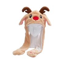 Conjunto 3 Em 1 De Gorro, Cachecol E Luvas De Pelúcia Super Macio E Quente De Capivara Para Meninos