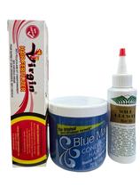 Conjunto 3 em 1 para Crescimento Capilar Wild Growth Blue Magic Conjunto 3 em 1 para Crescimento Capilar Wild Growth Blue Magic