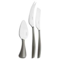 Conjunto 3 facas bugatti glamour para queijo silver glsl021f363 Conjunto 3 facas bugatti glamour para queijo silver glsl021f363