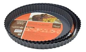 Conjunto 3 Forma Assadeira Para Tortas Redonda Antiaderente Conjunto 3 Forma Assadeira Para Tortas Redonda Antiaderente
