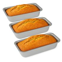 Conjunto 3 Formas Assadeiras Alumínio Retangular Cozinha Forno Restaurante Pão Bolo Torta Sobremesa Carnes Legumes Festas Eventos Conjunto 3 Formas Assadeiras Alumínio Retangular Cozinha Forno Restaurante Pão Bolo Torta Sobremesa Carnes Legumes Festas Eventos