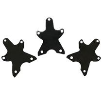 Conjunto 3 Garras Ventilador de Teto Fharo Preto Ventisol