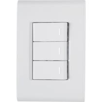 Conjunto 3 Interruptor Simples 10A/250V Liz Tramontina
