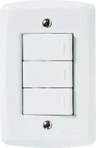 Conjunto 3 Interruptor Simples 10a Lux2 Tramontina 57145070