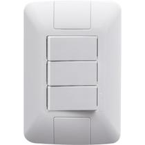 Conjunto 3 Interruptor Simples 6A/250V Aria Tramontina Conjunto 3 Interruptor Simples 6A/250V Aria Tramontina