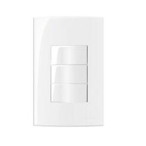 Conjunto 3 Interruptor Tecla Simples 4x2 Sleek MarGirius