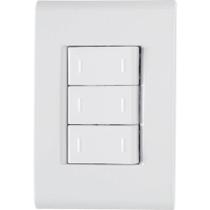 Conjunto 3 Interruptores Paralelos 10A/250V Liz - Tramontina Conjunto 3 Interruptores Paralelos 10A/250V Liz - Tramontina