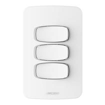Conjunto 3 Interruptores Simples - Alumbra Gracia - 85327 Conjunto 3 Interruptores Simples - Alumbra Gracia - 85327