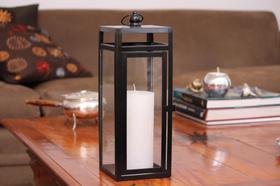 Conjunto 3 Lanternas (Vidro e Metal)