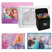 Conjunto 3 Livros de Colorir Tipo Boobie Goods 120 Cores