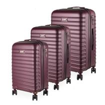 Conjunto 3 Malas 35Kg + 23Kg + 10Kg Expansível Vinho Fan Conjunto 3 Malas 35Kg + 23Kg + 10Kg Expansível Vinho Fan