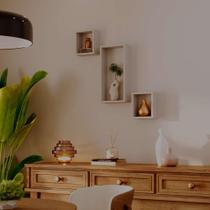Conjunto 3 Nichos Decorativos Modulares Branco Quarto Sala Conjunto 3 Nichos Decorativos Modulares Branco Quarto Sala