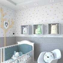 Conjunto 3 Nichos para Quarto Infantil Conjunto 3 Nichos para Quarto Infantil