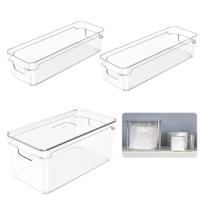 Conjunto 3 Organizador De Armários 1,9L E 5 Litros Multiuso Conjunto 3 Organizador De Armários 1,9L E 5 Litros Multiuso